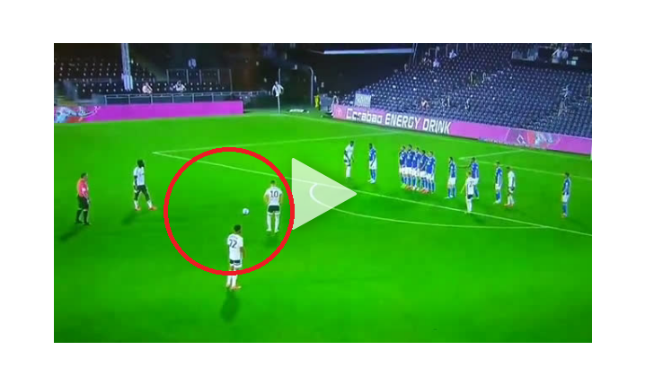 MISTRZOWSKI rzut wolny w wykonaniu piłkarzy Fulham xD [VIDEO]